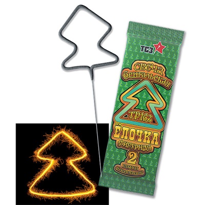 Елочка Бенгальские огни фигурные купить в Навашино | navashino.salutsklad.ru