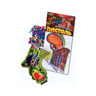 Пистоль Надувная хлопушка купить в Навашино | navashino.salutsklad.ru