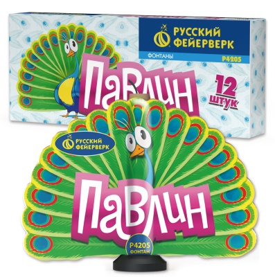 Павлин F Пиротехнический фонтан купить в Навашино | navashino.salutsklad.ru