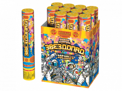 Звездопад 30 Пневматическая хлопушка купить в Навашино | navashino.salutsklad.ru